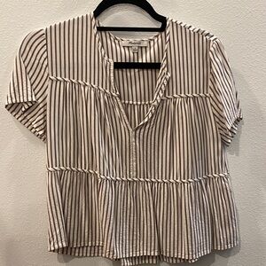 Madewell Seamed Popover Top